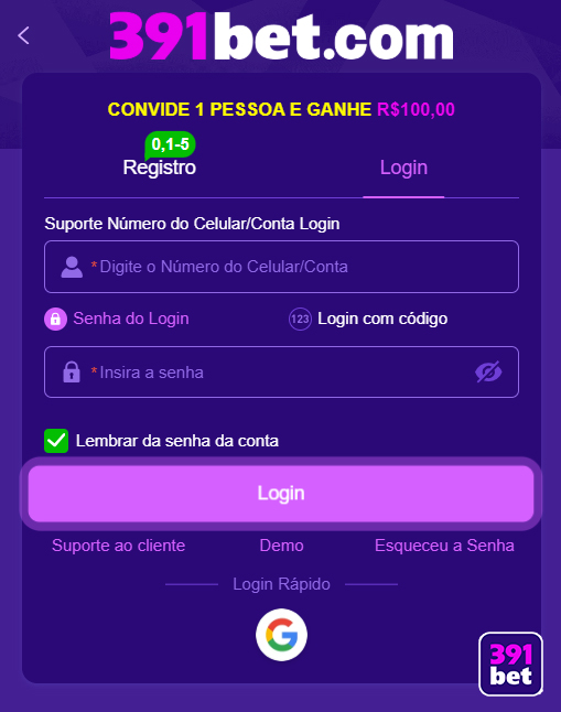 391bet.com Entre para o Clube 391bet.com